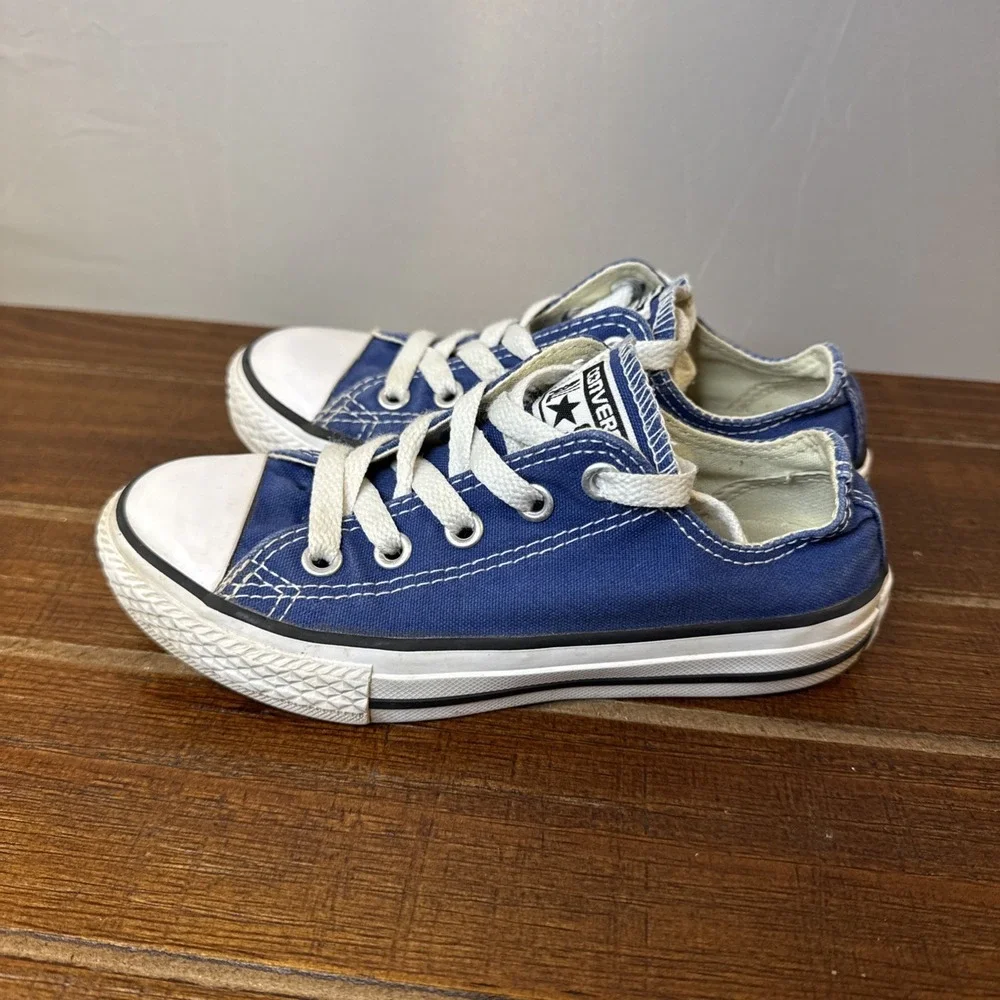 Converse Chuck Taylor All Star Sneakers Kids 12 Snorkel Blue Retro Skater Core‎